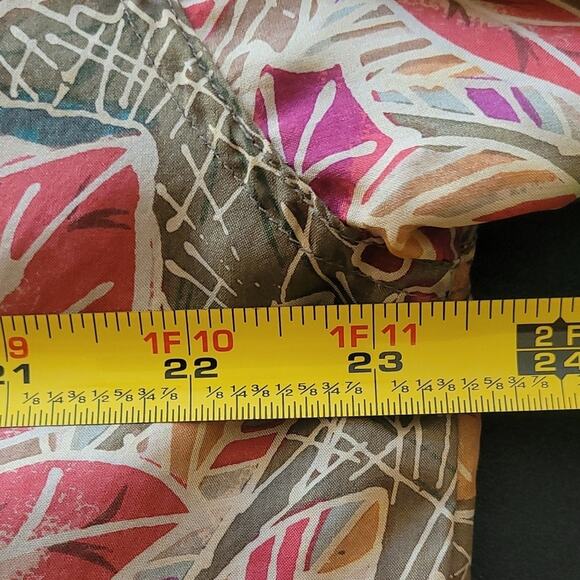 EVR Vintage Women's 100% Silk Bomber Jacket Full Zip Pockets Size Medium - Picture 11 of 15